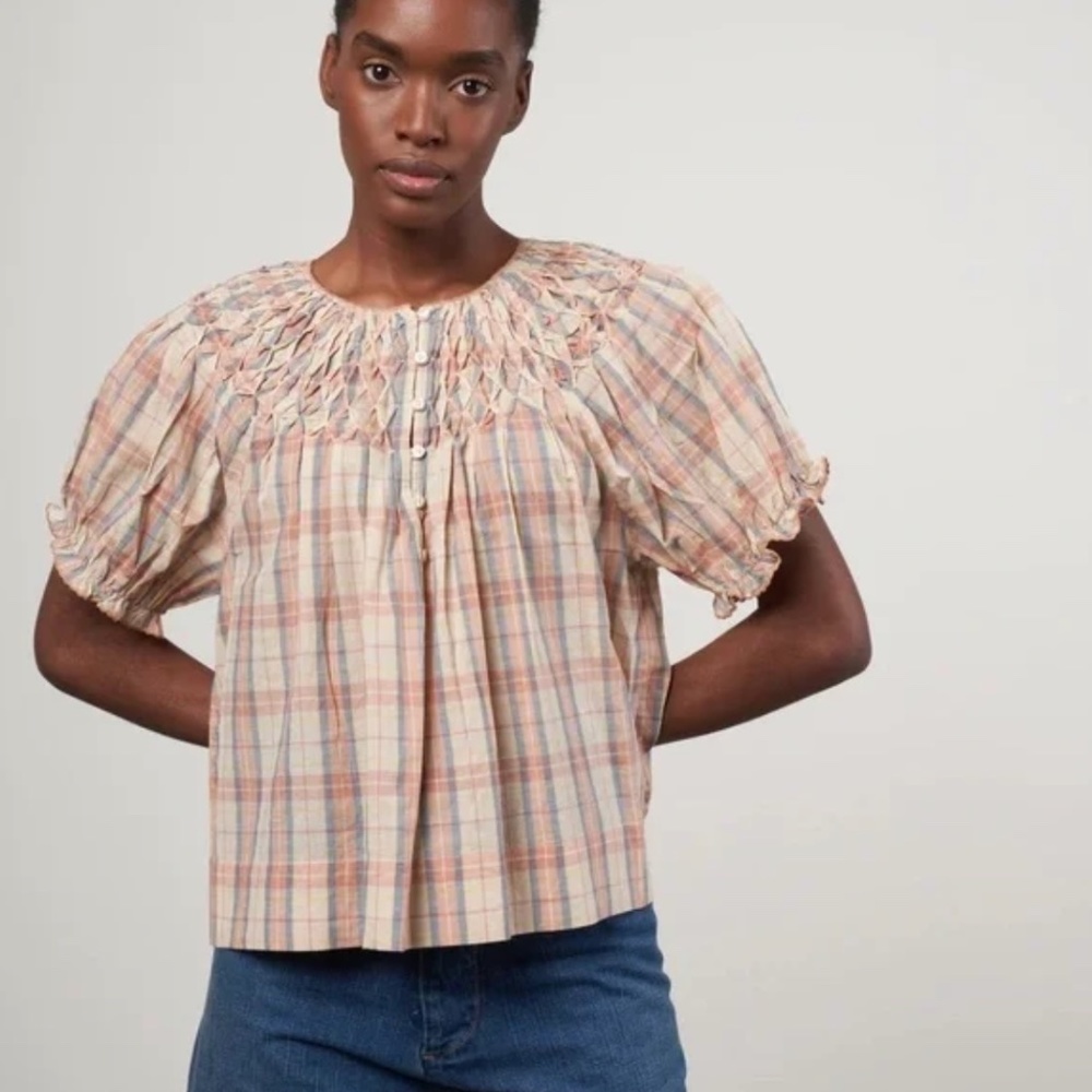 NWOT The Great Plaid Meadow Top Size 0